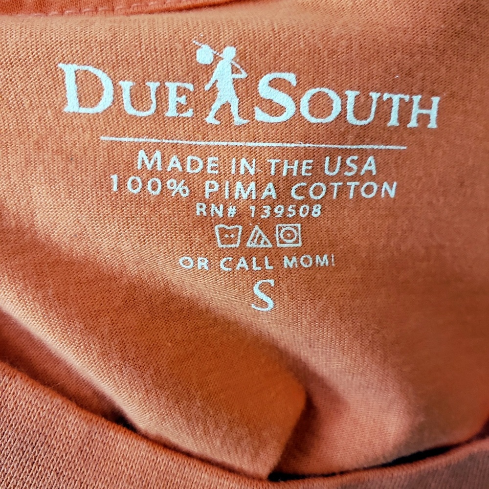 Due South Pink Blue Pocket T - Picture 6 of 8